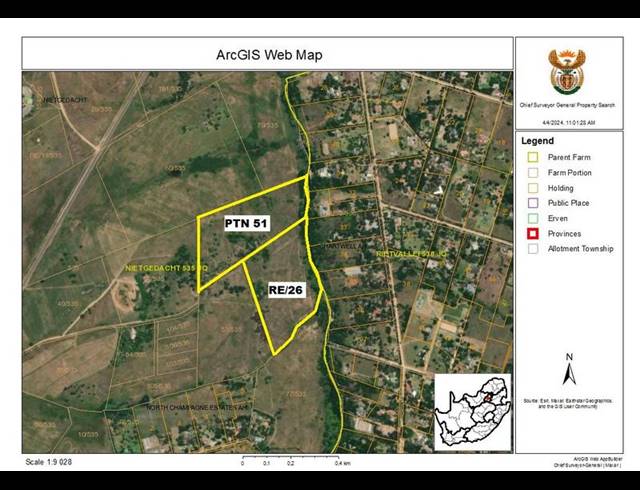 LAND FOR SALE IN CHARTWELL A.H.